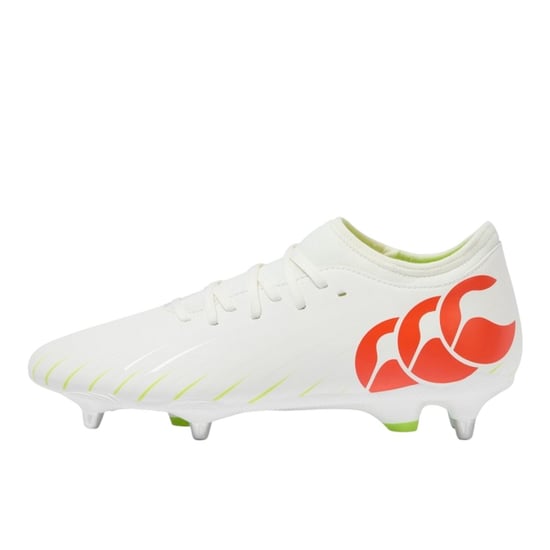 Canterbury Heren Speed Falcon Team Zachte Grond Voetbalschoenen (Wit/oranje) - Image 2