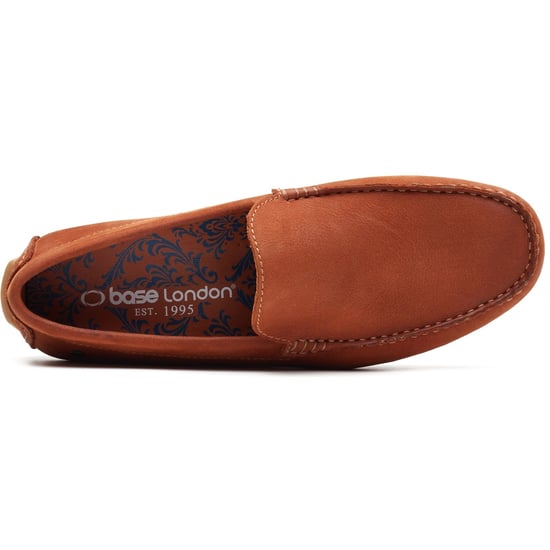 Base London Moss Mens Moccasins Tan - Image 3