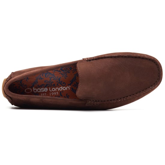 Base London Moss Mens Moccasins Brown - Image 4