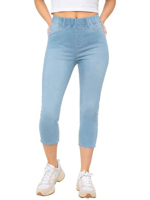 Enzo | Womens Cropped Jeans - Image 2