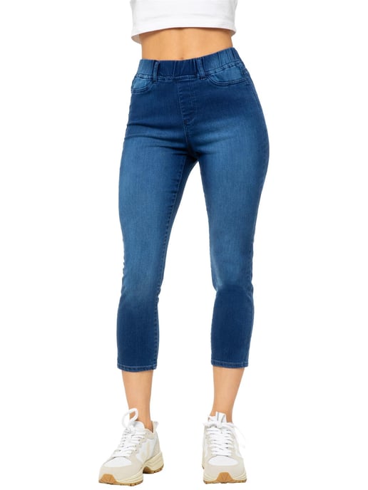 Enzo | Womens Cropped Jeans - Image 2