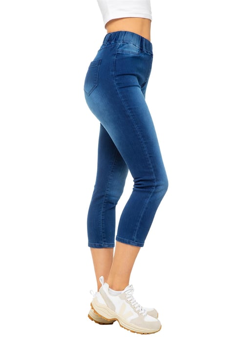 Enzo | Womens Cropped Jeans - Image 4