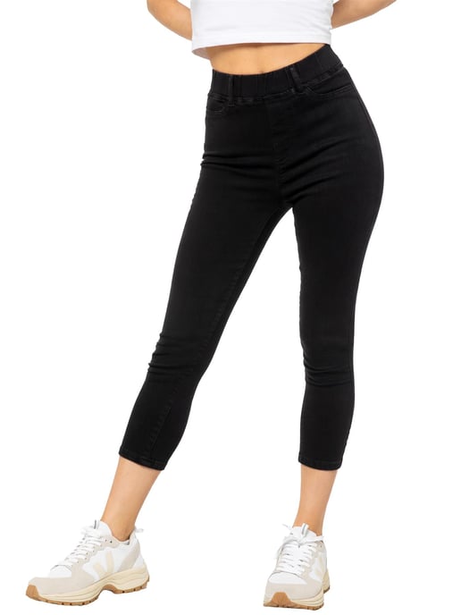 Enzo | Womens Cropped Jeans - Image 2