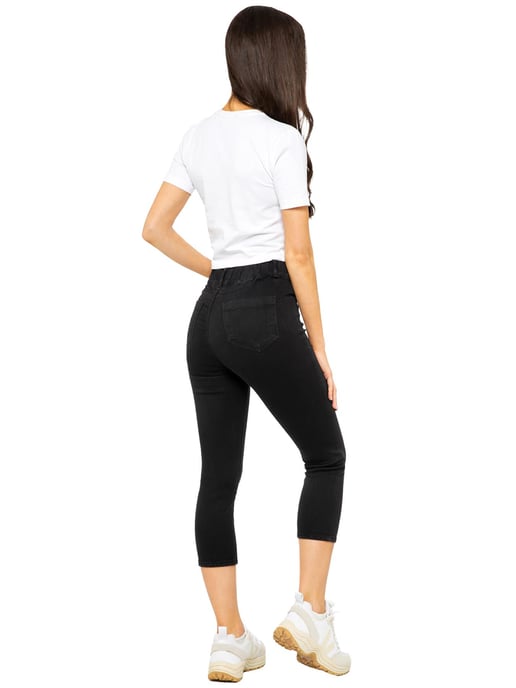 Enzo | Womens Cropped Jeans - Image 3