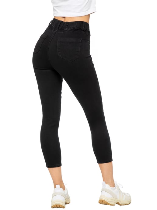 Enzo | Womens Cropped Jeans - Image 5