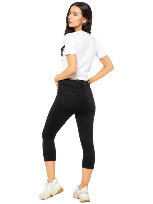 Enzo | Womens Cropped Jeans - Image 6