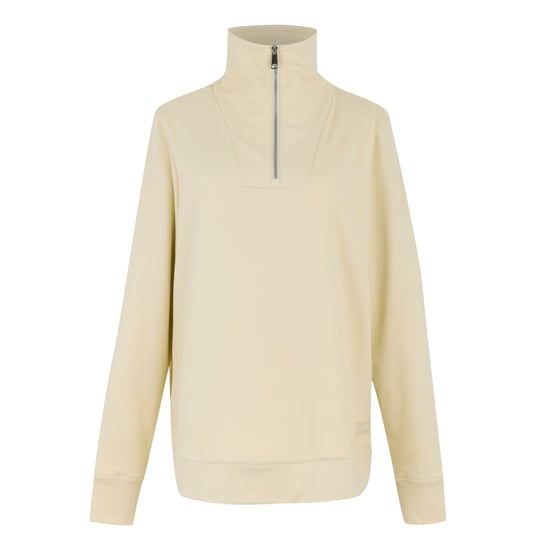 Regatta Demmi Quarter Zip Fleece Top, dam/dam (Ljus vanilj) - Image 1