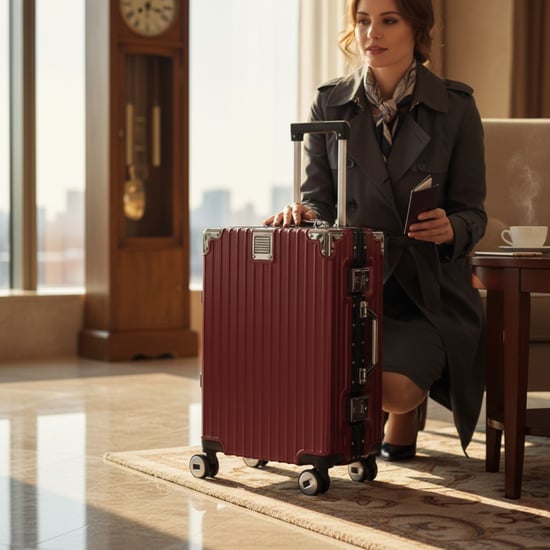 Robust hård kabinresväska 36 x 24 x 56 cm Bagage för Easyjet, Ryanair, Wizzair - Image 1