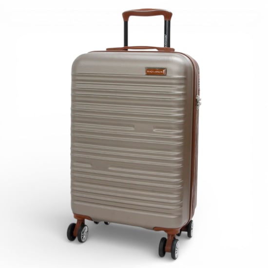 Hard Shell Champagne Cabin 55 x 36 x 20 cm ABS Suitcase Luggage for Easyjet, Ryanair - Image 5