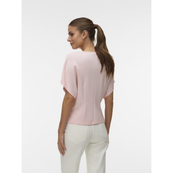 Vero Moda Vmsmilla sonja ss v-neck top exp licht - Image 4