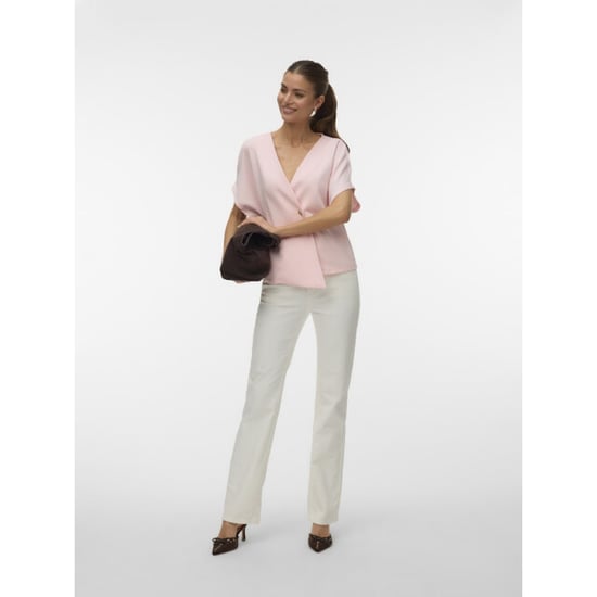Vero Moda Vmsmilla sonja ss v-neck top exp licht - Image 5