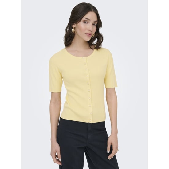 Jacqueline de Yong Jdygaby 24 o-neck pearl cardigan knt - - Image 2