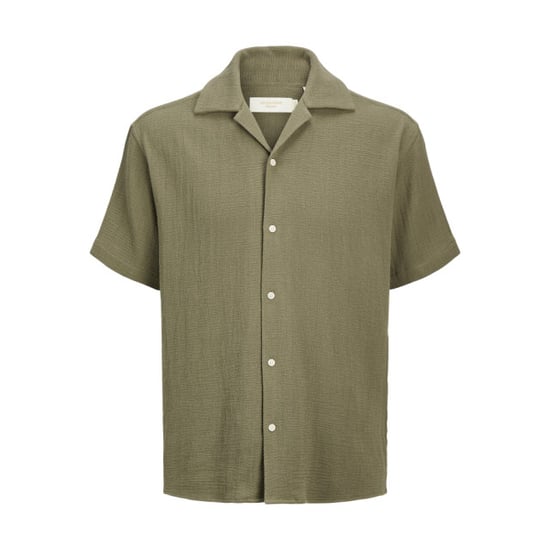 Jack & Jones Jorcoba stripe resort shirt ss sn army - Image 1