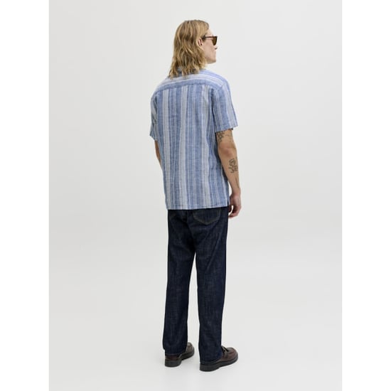Jack & Jones Jprblusummer lin. blen dobby ss shirt sn dessin - Image 2