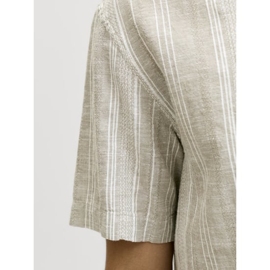 Jack & Jones Jprblusummer lin. blen dobby ss shirt sn dessin - Image 5