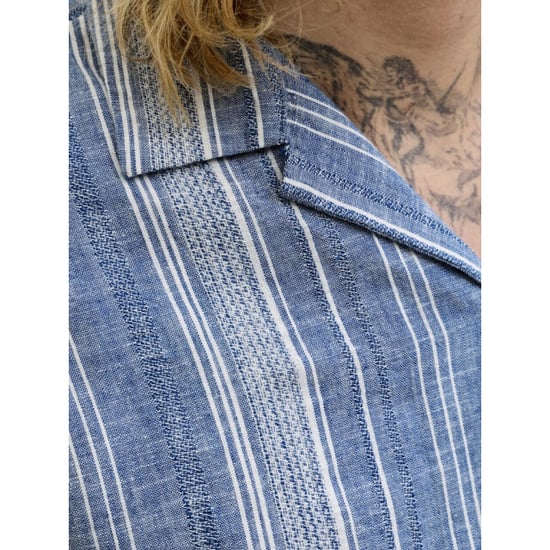 Jack & Jones Jprblusummer lin. blen dobby ss shirt sn dessin - Image 5