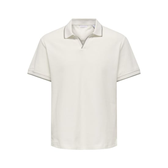 Only & Sons Onsaston reg ss frml resort polo ecru - Image 1