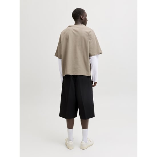 Jack & Jones Jcobiarritz doublelayer tee ls zand - Image 5
