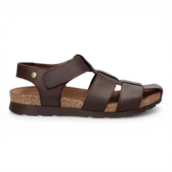 Panama Jack Men's Waterproof Bark Brown Leather Sandals - Stanley C1 - Image 1