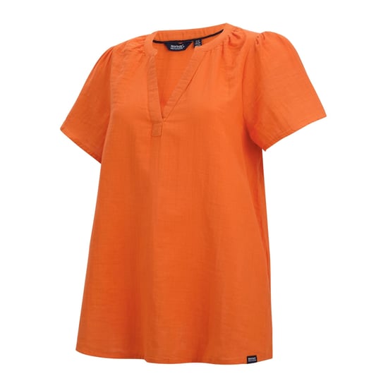 Regatta Dames/Dames Selen Shirt Met Korte Mouwen (Mandarijn Tango) - Image 3