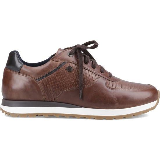 Base London Lancaster Mens Casual Trainers Brown - Image 1