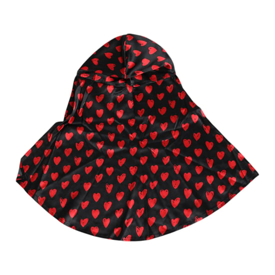 Printed Heart Silk Scarf - Image 4