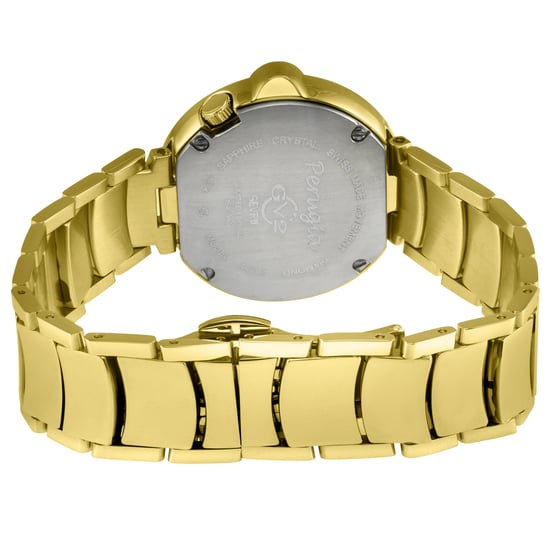 GV2 Women's Perugia Diamond Watch, IPYG Case, Silver/White Dial,SS/IPYG Bracelet. - Image 2