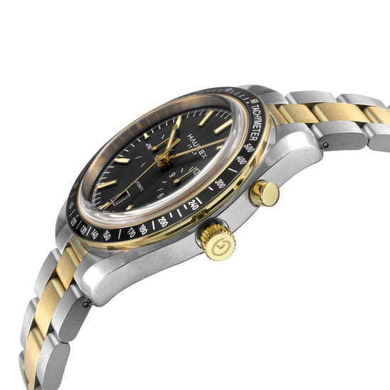 Haurex Italy Missione 316L Stainless Steel Case, Black Bezel, Black Dial, Stainless steel Bracelet Watch - Image 3