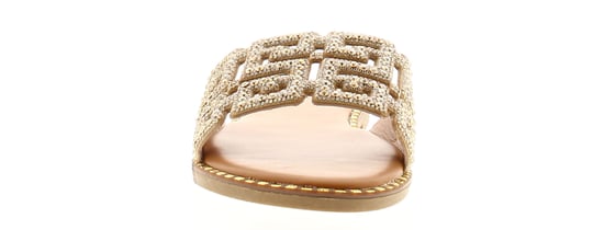 Womens Flat Sandals Cena Slip On gold - Image 3