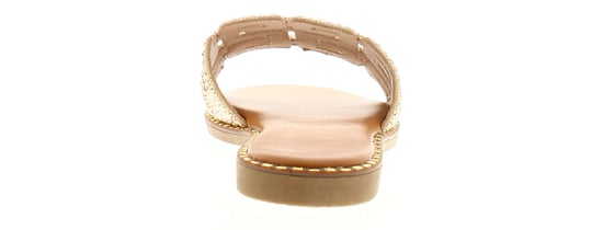 Womens Flat Sandals Cena Slip On gold - Image 4