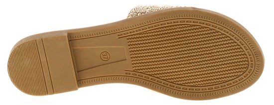 Womens Flat Sandals Cena Slip On gold - Image 5