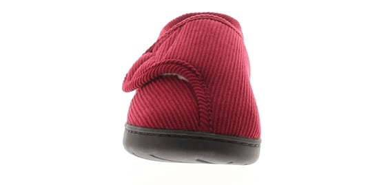 Dr Keller Womens Slipper Boots Valerie Touch Fastening burgundy - Image 3