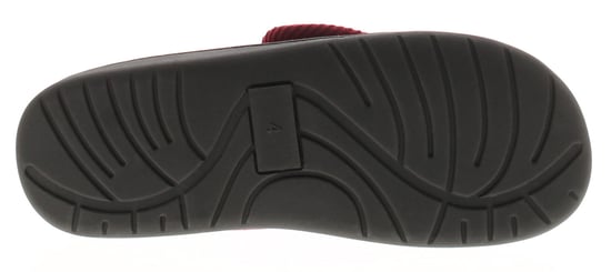 Dr Keller Womens Slipper Boots Valerie Touch Fastening burgundy - Image 5