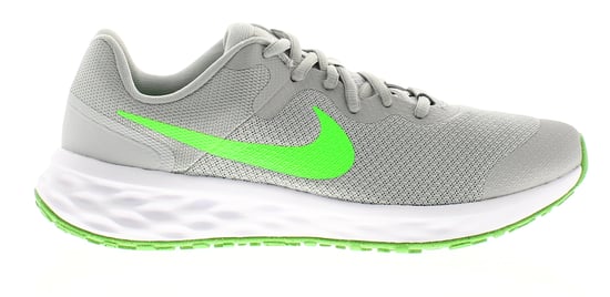 Nike Boys Running Trainers Revolution 6 Lace Up lt smoke grey green - Image 2