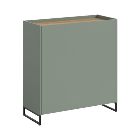 Furnilux Schoenenkast salie en opbergoplossing voor 18 paar schoenen fsc® hout - Image 1