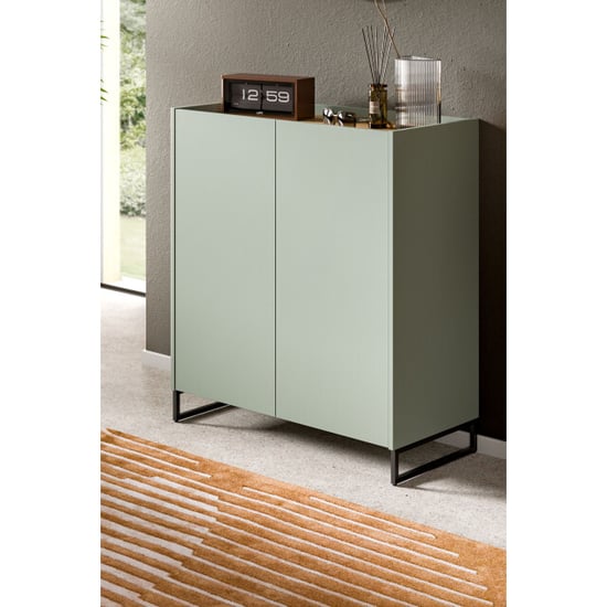 Furnilux Schoenenkast salie en opbergoplossing voor 18 paar schoenen fsc® hout - Image 2
