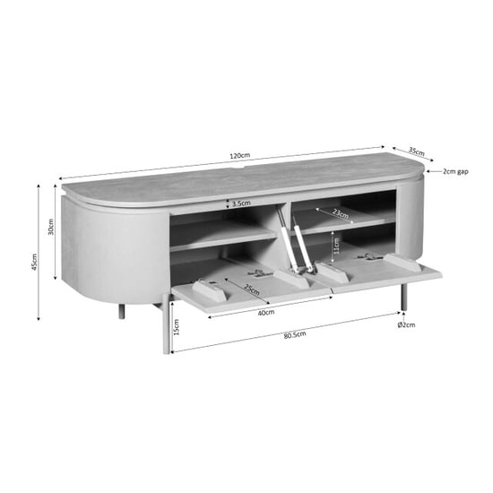 Starfurn tv meubel excellent - 35x120x30 cm - Image 2