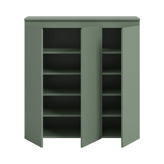 Furnilux Compacte universele kast in smoke 8 verstelbare planken ideaal voor - Image 2