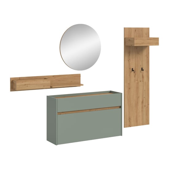 Furnilux Modulaire garderobecombinatie met schoenenkast en spiegels ruim op en creëer - Image 1