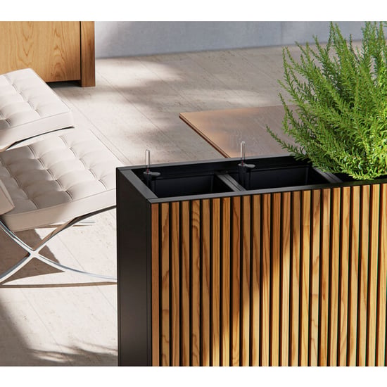Herstera Garden Plantenbak cube xl 120x40x80 cm /houtlook - Image 6