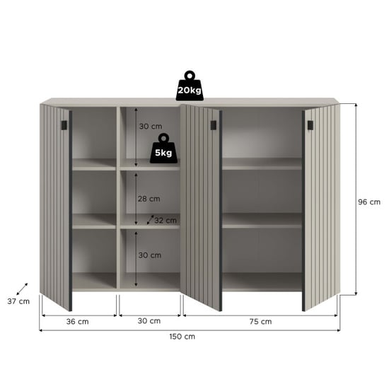 Furnilux Schoenenkast op wielen moderne opbergoplossing voor elke hal - Image 3