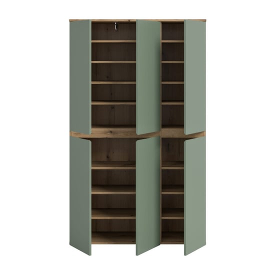 Furnilux Universele kast in trendy smoke met eiken accenten 105x175x37 cm - Image 6