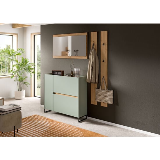 Furnilux Modulaire garderobecombinatie 4-delige set met spiegel en opbergkast - Image 4