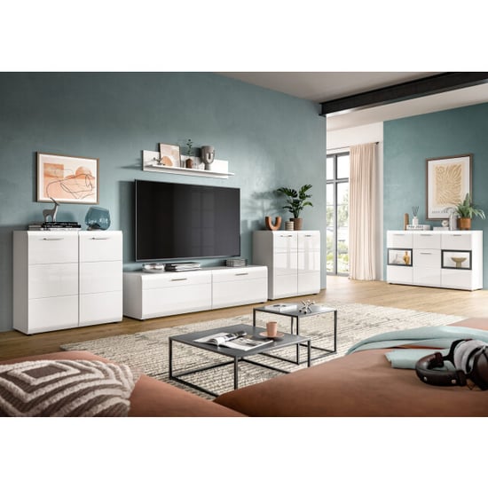Furnilux Elegante ladekast met 2 deuren opbergoplossing voor elke ruimte - Image 3