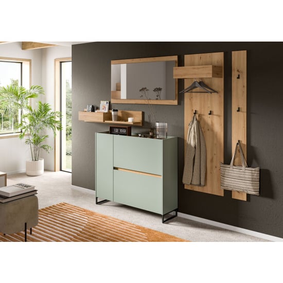 Furnilux Modulaire garderobecombinatie 5-delige set met spiegel en schoeiselkast snel - Image 3