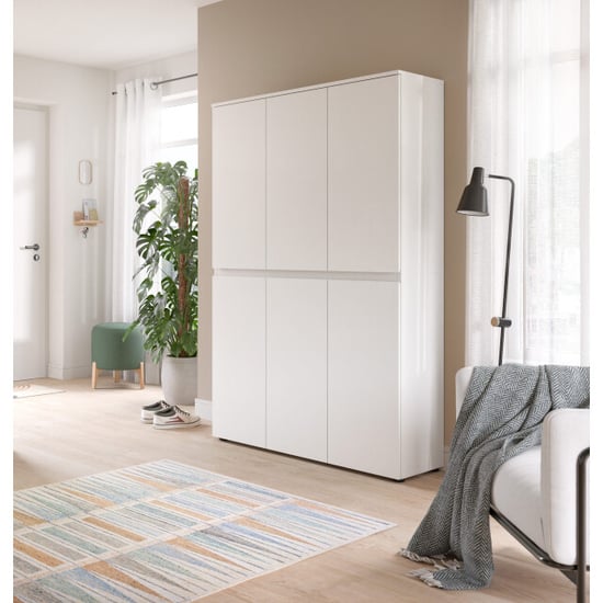 Furnilux Universele opbergkast in 14 planken en kleiderstang 105x175x37 cm - Image 5