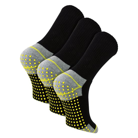 3 Paar Heren Antislip Werk Sokken | Ademend Duurzaam Opstap Sokken met Grip - Image 1