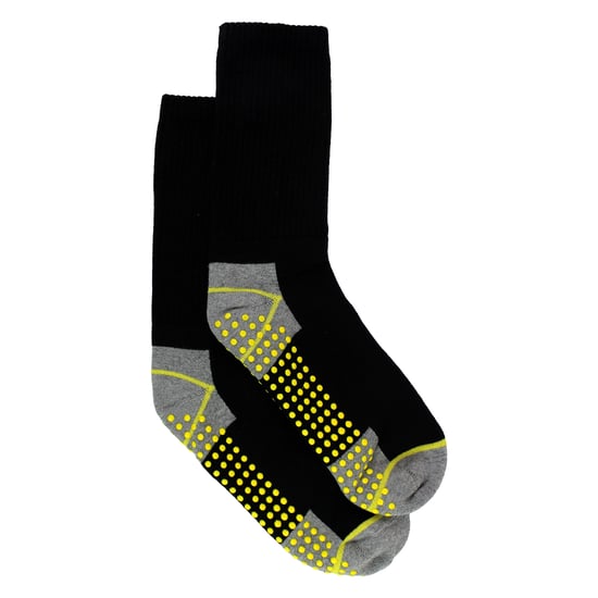 3 Paar Heren Antislip Werk Sokken | Ademend Duurzaam Opstap Sokken met Grip - Image 4