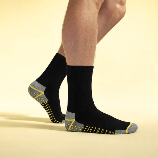 3 Paar Heren Antislip Werk Sokken | Ademend Duurzaam Opstap Sokken met Grip - Image 5