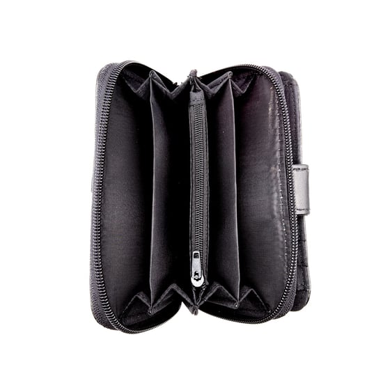 Women’s Genuine Leather Purse, RFID Wallet in Black - Image 3